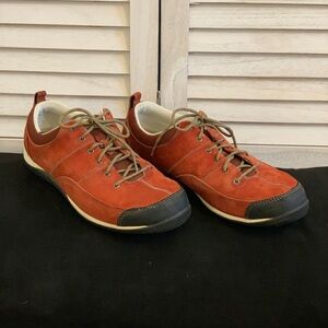 Women’s L.L. Bean Red Suede Sneakers